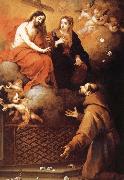 Bartolome Esteban Murillo Jesus and Our Lady of St. Francis Koch oil painting artist